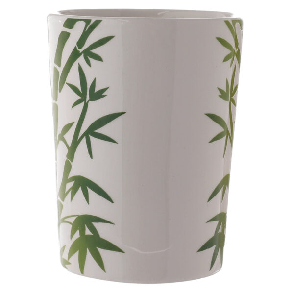 Shaped Handle Ceramic Mug - Panda with Bamboo Decal - Image 2