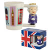 Shaped Handle Ceramic Mug - London Souvenir Queen - Image 6