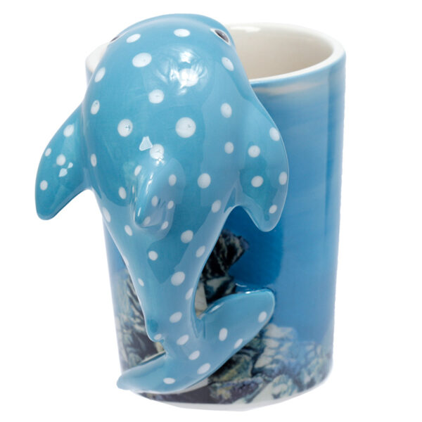 Shaped Handle Ceramic Mug - Whale Shark - Image 2