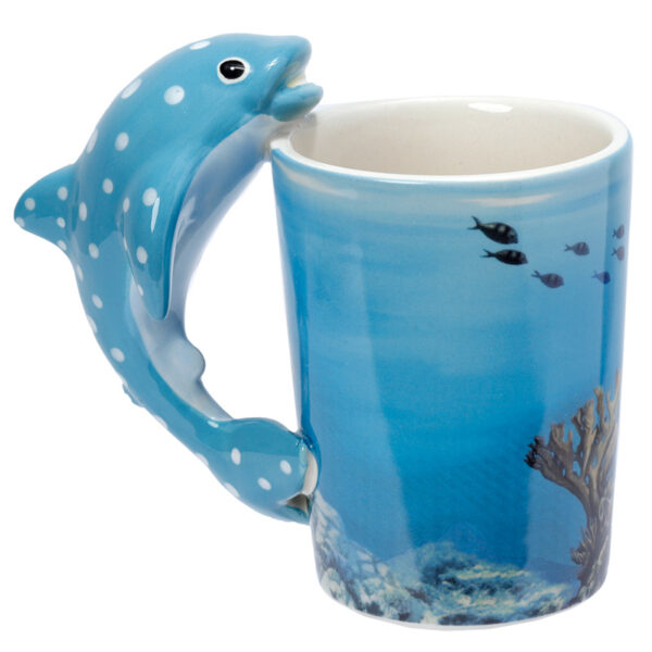 Shaped Handle Ceramic Mug - Whale Shark - Image 3