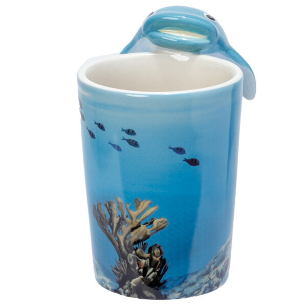 Shaped Handle Ceramic Mug - Whale Shark - Image 4