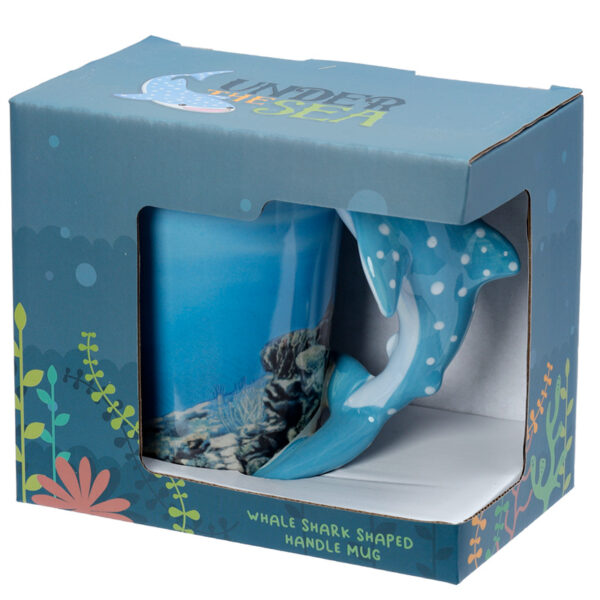 Shaped Handle Ceramic Mug - Whale Shark - Image 5