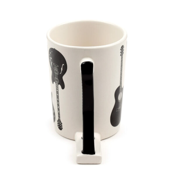 Shaped Handle Ceramic Mug - Headstock Rock Guitar - Image 4