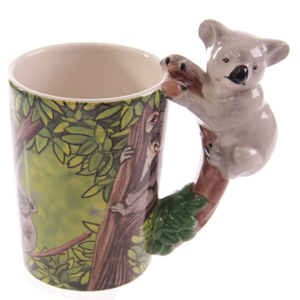 Shaped Handle Ceramic Mug - Zooniverse Koala - Image 2