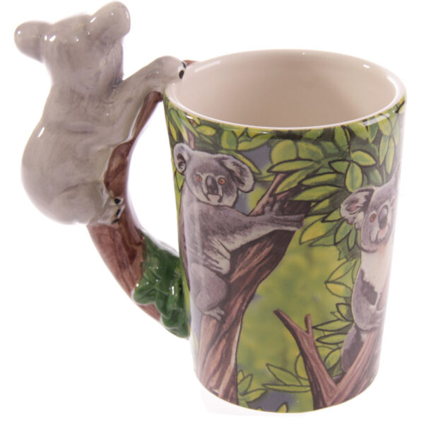 Shaped Handle Ceramic Mug - Zooniverse Koala - Image 4