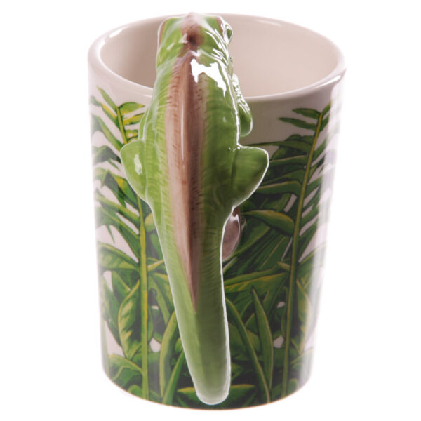 Shaped Handle Ceramic Mug - Chameleon - Image 3