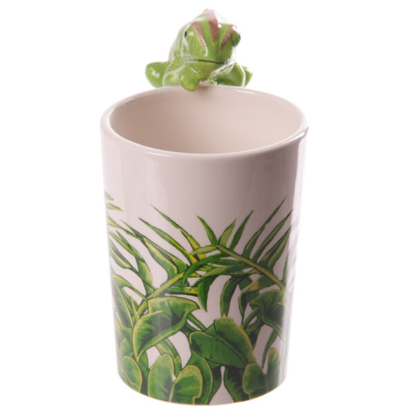 Shaped Handle Ceramic Mug - Chameleon - Image 5
