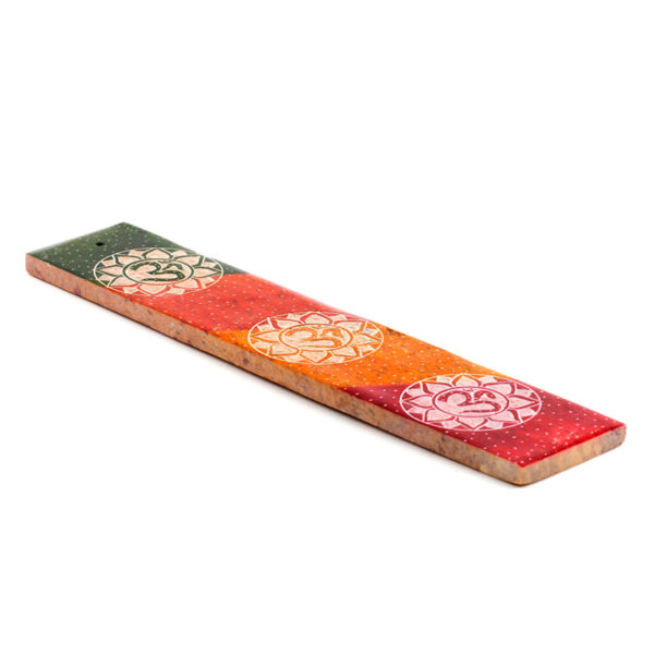 Carved Soapstone Ashcatcher Incense Burner - Om - Image 5