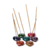 Carved Soapstone Ashcatcher Incense Burner - Chakra Heart Shaped Tree of Life - Image 2