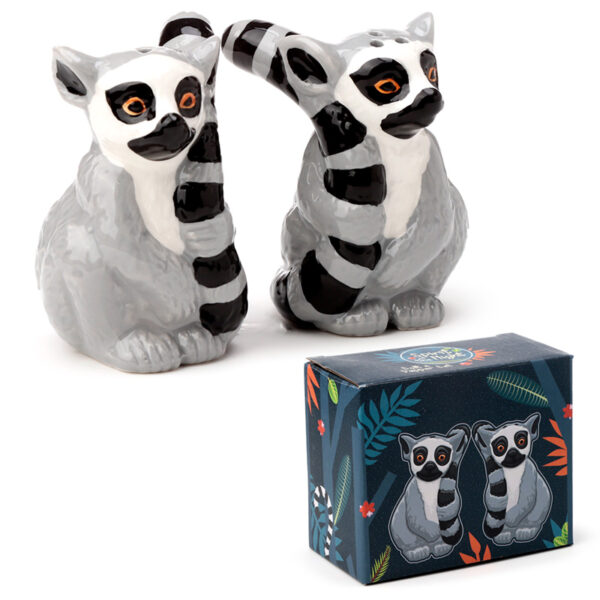 Ceramic Salt & Pepper Set - Lemur - Image 11