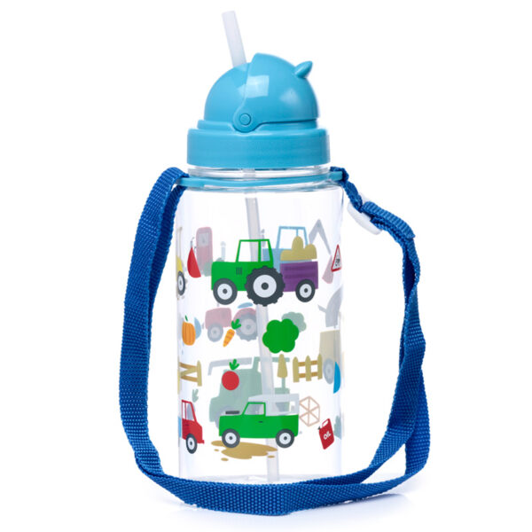 Children's Shatterproof Water Bottle 450ml - Little Tractors - Image 4