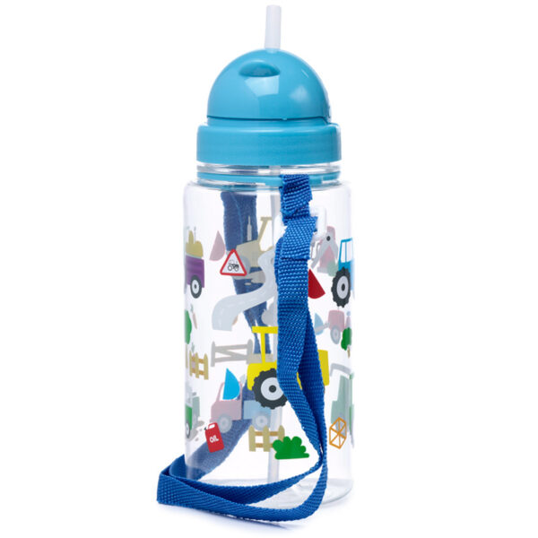 Children's Shatterproof Water Bottle 450ml - Little Tractors - Image 5