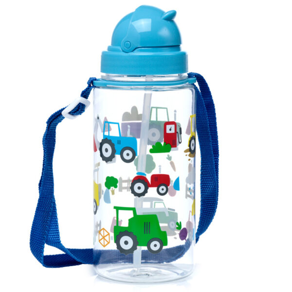 Children's Shatterproof Water Bottle 450ml - Little Tractors - Image 6