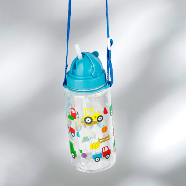 Children's Shatterproof Water Bottle 450ml - Little Tractors - Image 8