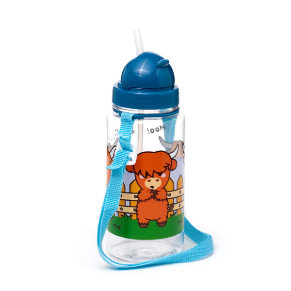 Children's Shatterproof Water Bottle 450ml - Adoramals Highland Coo - Image 4
