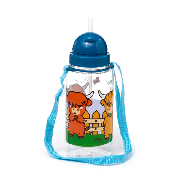 Children's Shatterproof Water Bottle 450ml - Adoramals Highland Coo - Image 5