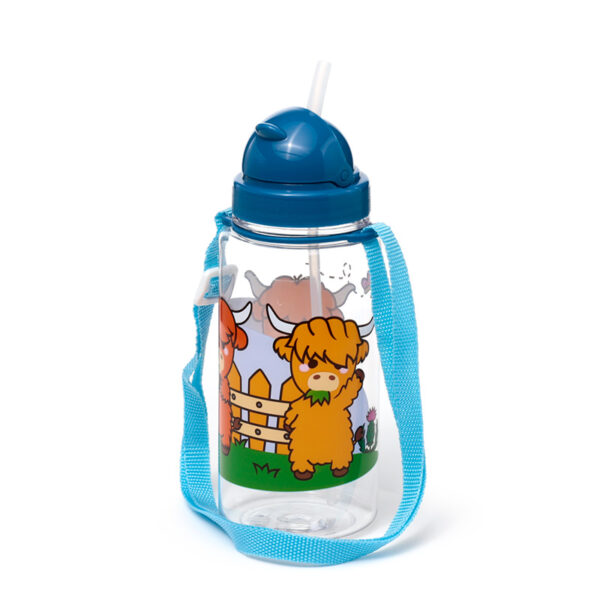 Children's Shatterproof Water Bottle 450ml - Adoramals Highland Coo - Image 6