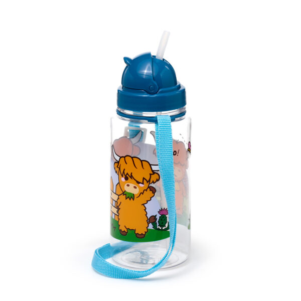 Children's Shatterproof Water Bottle 450ml - Adoramals Highland Coo - Image 7
