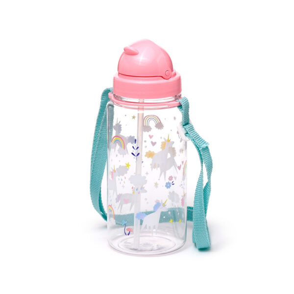 Children's Shatterproof Water Bottle 450ml - Unicorn Magic - Image 2