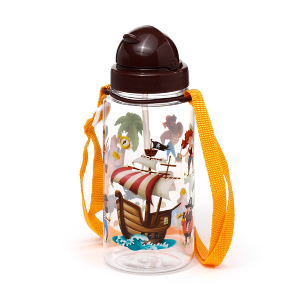 Children's Shatterproof Water Bottle 450ml - Jolly Rogers Pirate - Image 2