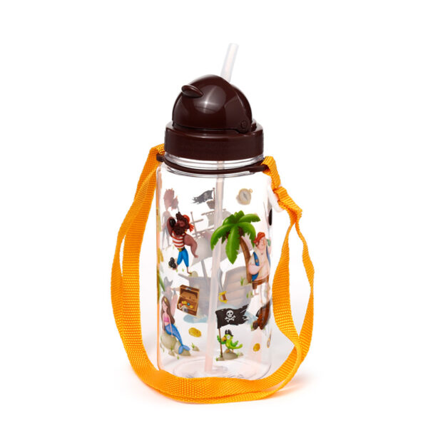 Children's Shatterproof Water Bottle 450ml - Jolly Rogers Pirate - Image 6
