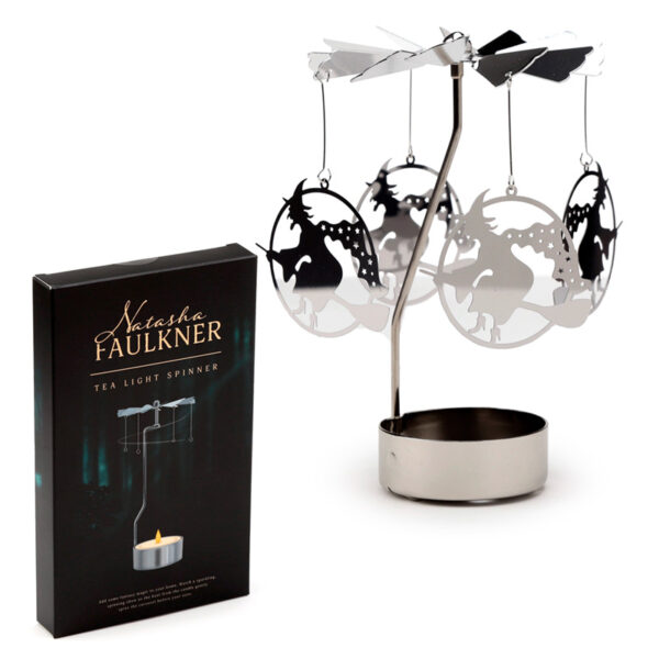 Spinning Tea Light Carousel Candle Holder - Witch - Image 5
