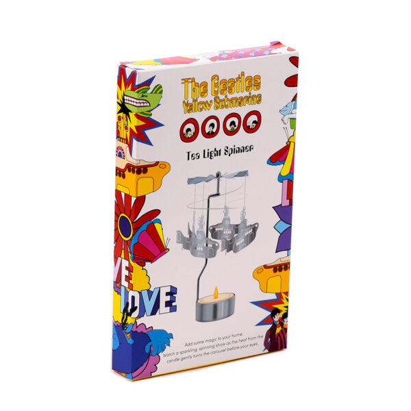 Spinning Tea Light Carousel Candle Holder - The Beatles Yellow Submarine - Image 3