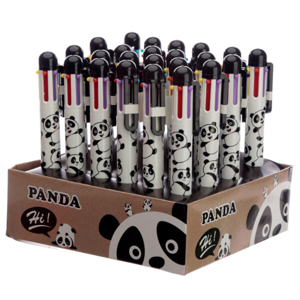 Multi Colour Pen (6 Colours) - Panda - Image 5