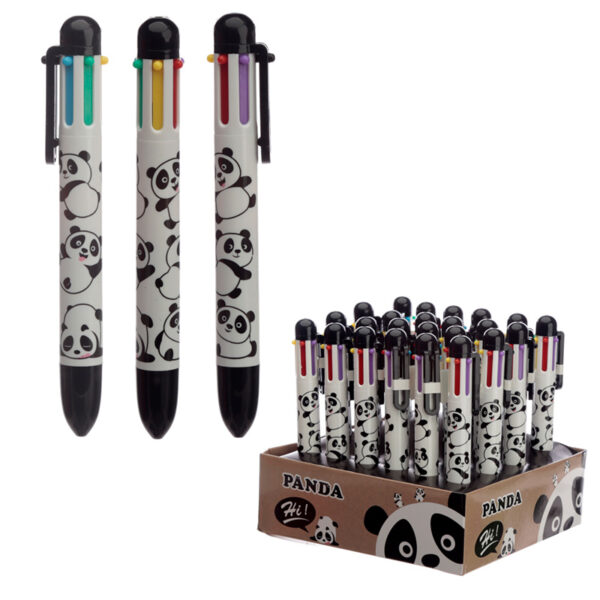 Multi Colour Pen (6 Colours) - Panda - Image 6