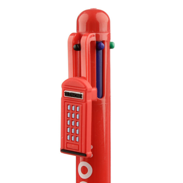Multi Colour Pen (6 Colours) - London - Image 2