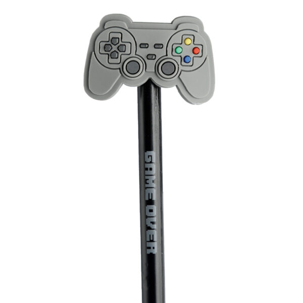 Pencil with PVC Topper - Game Over - Image 2