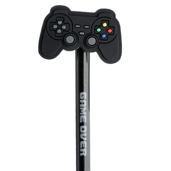 Pencil with PVC Topper - Game Over - Image 3