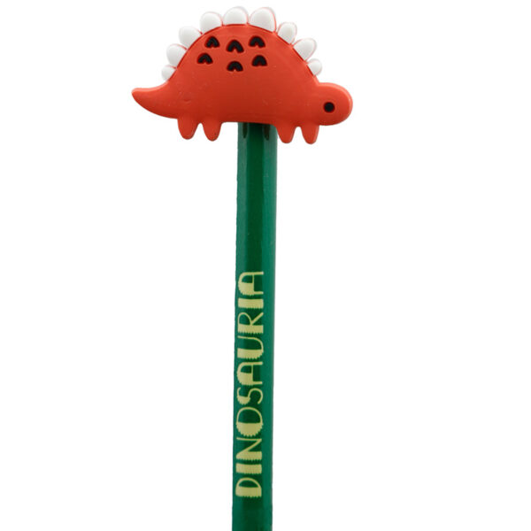 Pencil with PVC Topper - Dinosauria - Image 2