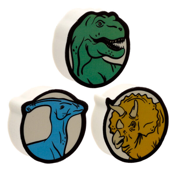Eraser 3 Piece Set - Dinosauria - Image 2