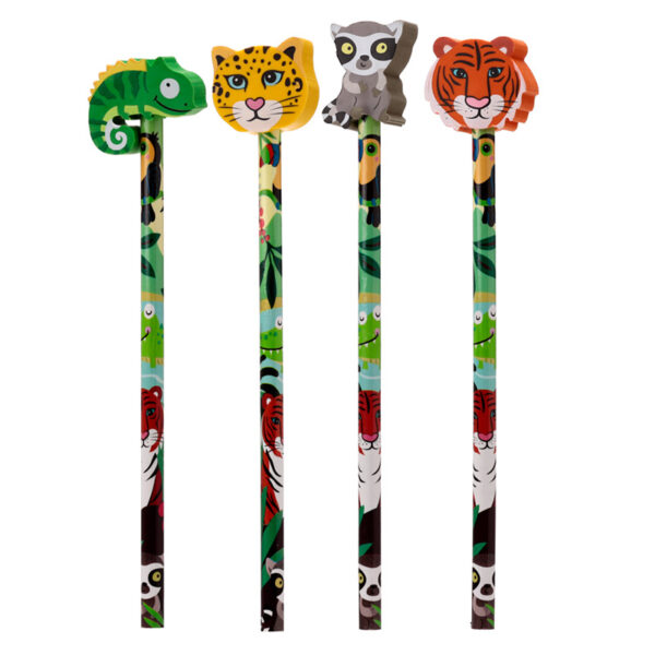 Pencil & Eraser Topper - Wild Animal - Image 2