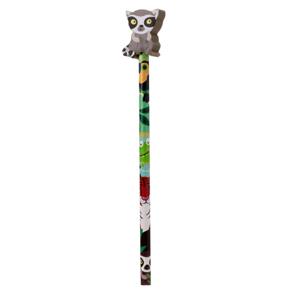 Pencil & Eraser Topper - Wild Animal - Image 5