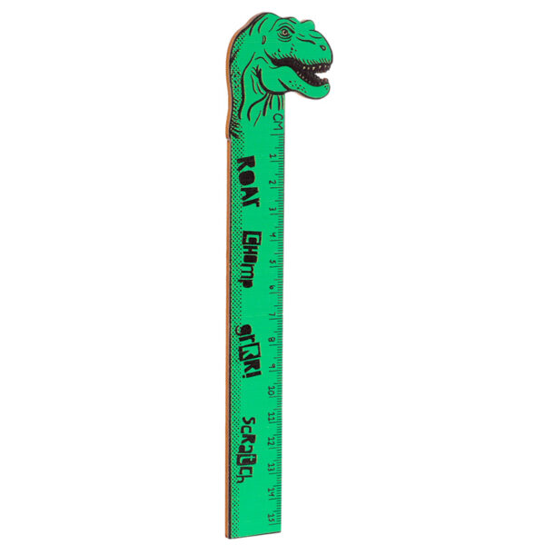 Shaped Wooden Ruler (15cm) - Dinosauria - Image 3