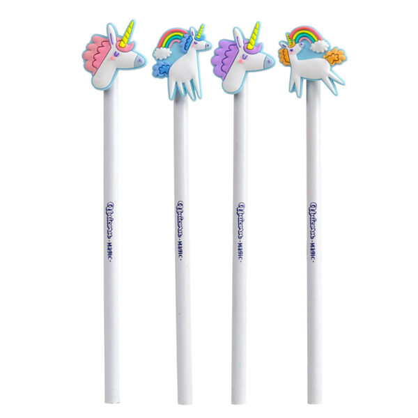 Pencil with PVC Topper - Unicorn Magic - Image 2