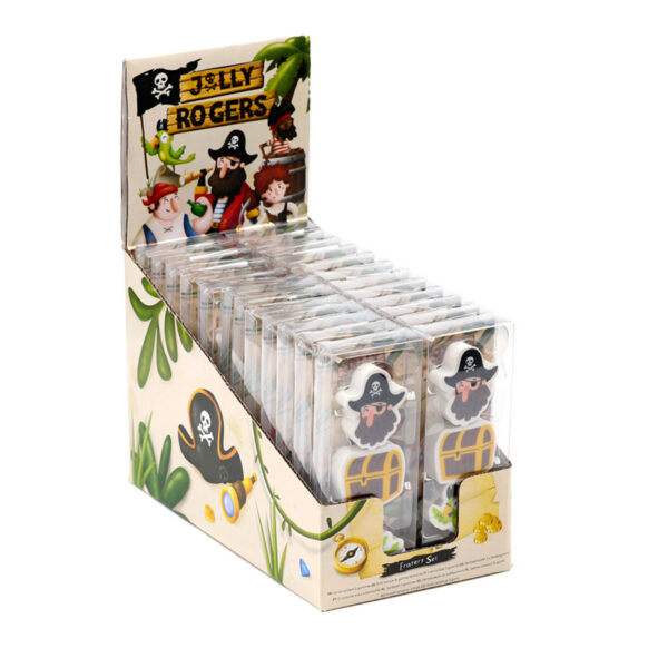 Eraser 3 Piece Set - Jolly Rogers Pirate - Image 9