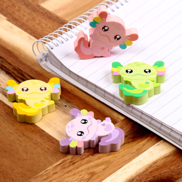 Eraser 2 Piece Set - Axolotl (Salamander) - Image 3