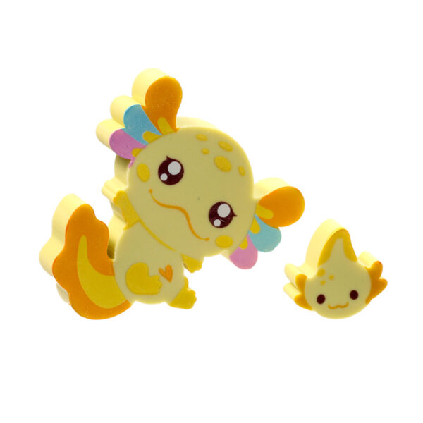 Eraser 2 Piece Set - Axolotl (Salamander) - Image 4