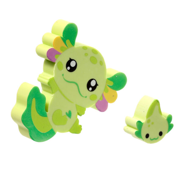 Eraser 2 Piece Set - Axolotl (Salamander) - Image 6