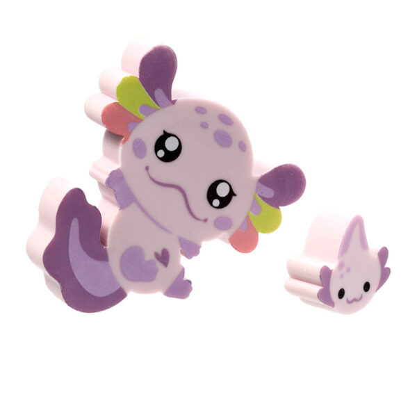 Eraser 2 Piece Set - Axolotl (Salamander) - Image 7