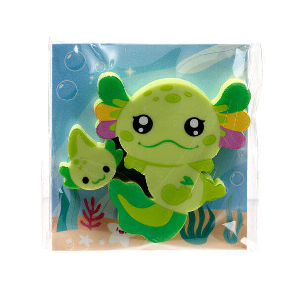 Eraser 2 Piece Set - Axolotl (Salamander) - Image 10