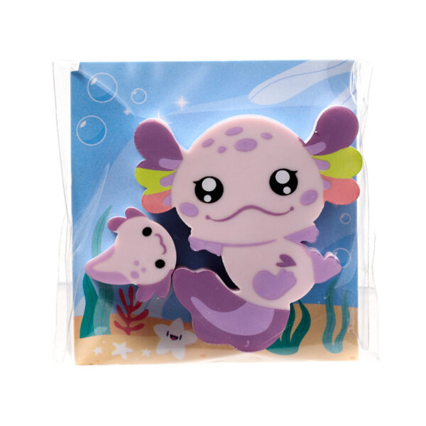 Eraser 2 Piece Set - Axolotl (Salamander) - Image 11