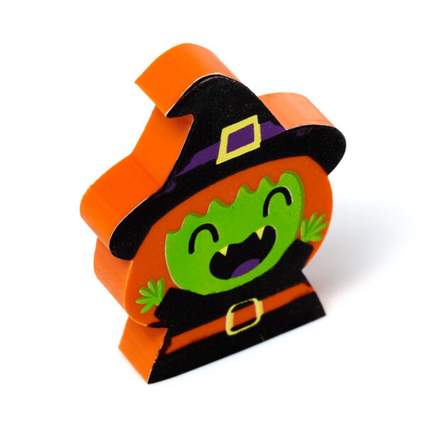 Eraser 3 Piece Set - Witch, Vampire & Pumpkin - Image 4