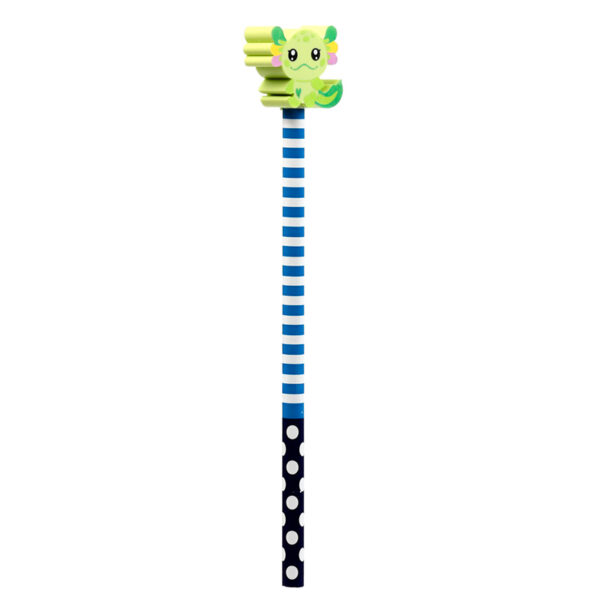 Pencil & Eraser Topper - Axolotl (Salamander) - Image 4