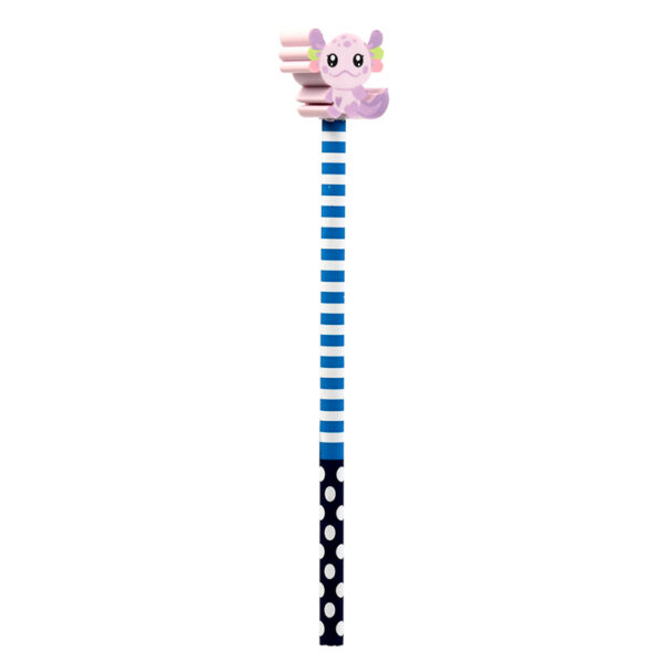 Pencil & Eraser Topper - Axolotl (Salamander) - Image 6