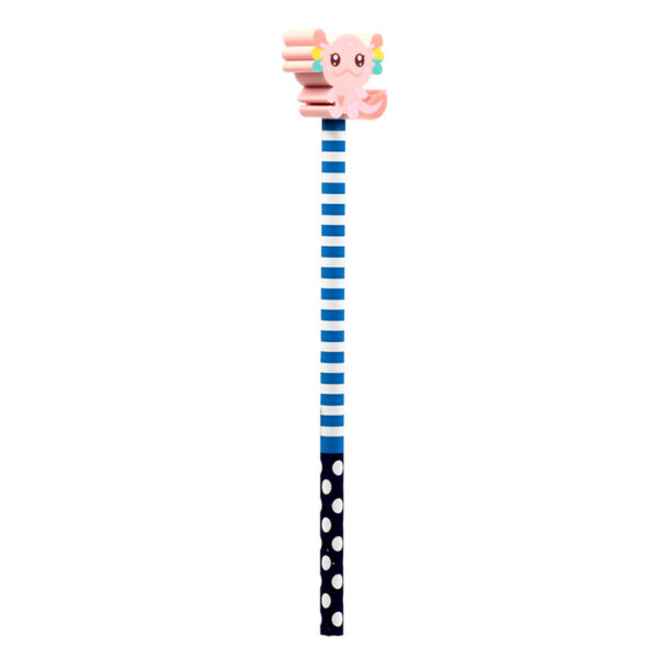 Pencil & Eraser Topper - Axolotl (Salamander) - Image 7