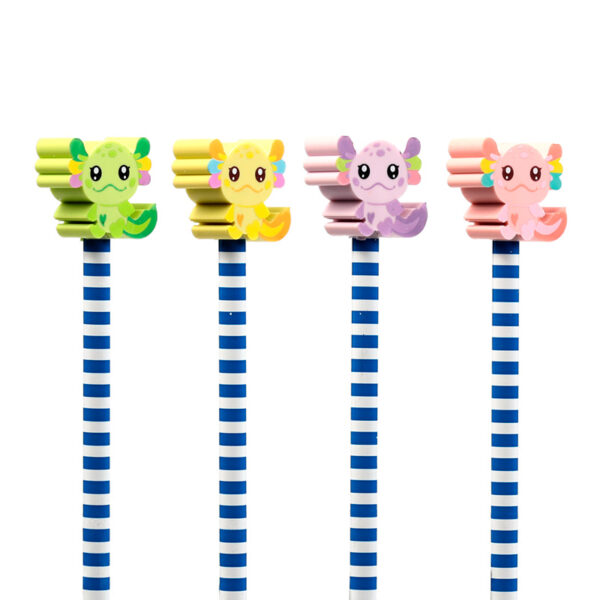 Pencil & Eraser Topper - Axolotl (Salamander) - Image 8